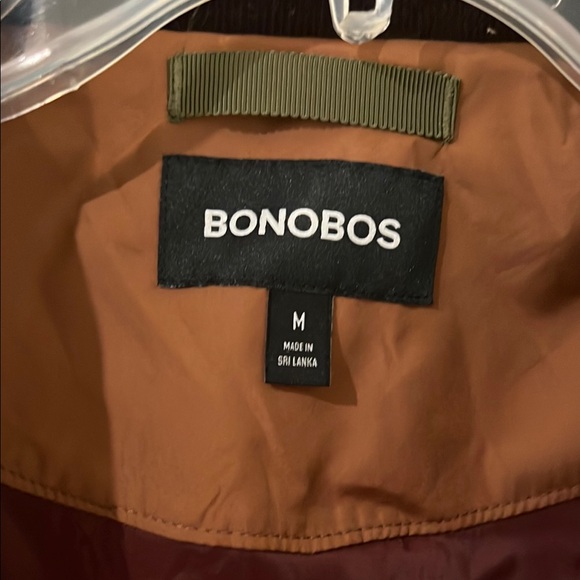Bonobos Brown Puffer Jacket with Quilted Design - Picture 2 of 3